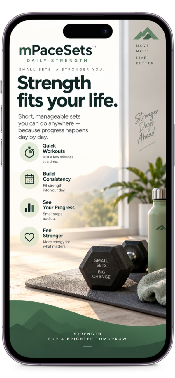 mPaceSets: strength fits your life